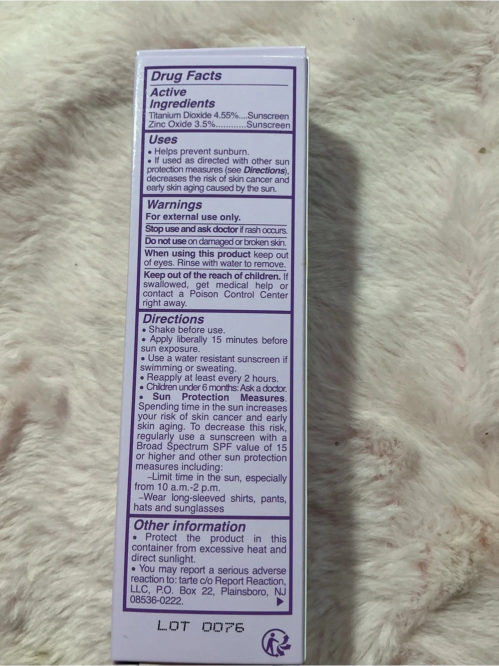 Tarte high performance naturals bb blur tinted moisturizer broad spectrum spf 30